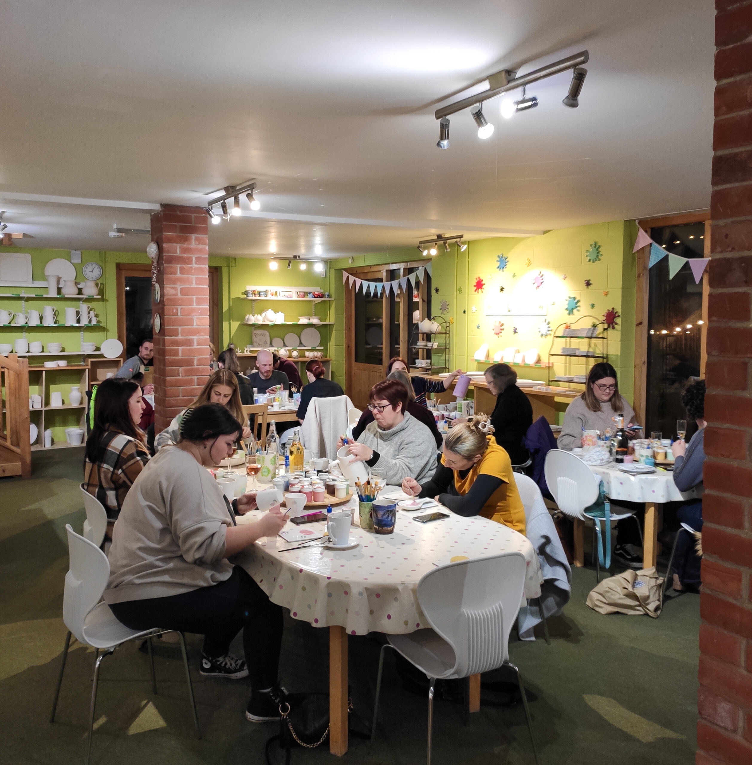 Adult Evenings Willow Gallery Ceramic Painting Studio Norfolk
